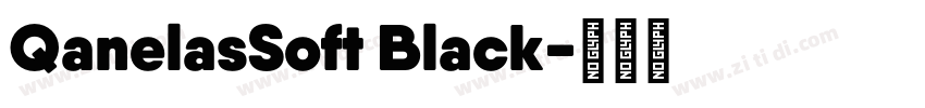 QanelasSoft Black字体转换
